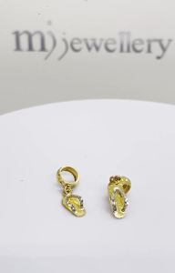 MJ Jewellery Gold Slipper Charm P81 375 Gold & 916 Gold