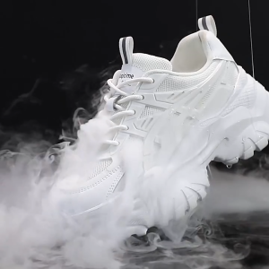 COLDIE Korean Style Daddy Shoes: Black & White High Cut Rubber Women's Sneakers