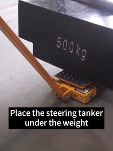 Machinery Mover Machinery Skate DollyMachinery Moving Skate Machinery Mover Skate w/ 360° Rotation Cap and 4 Rollers Heavy Duty Industrial Moving Equipment Yellow
