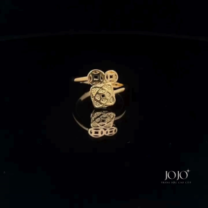 N1237 Nhẫn nữ thiết kế kim tiền xinh xắn JOJO