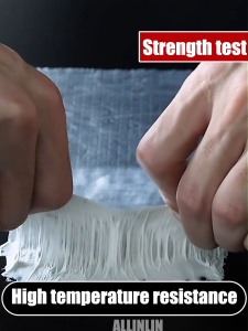 👍High Viscosity Thickening👍50cm*5m Aluminum Foil Tape waterproof Butyl Rubber Foil Self Adhesive High Temperature Resistance Waterproof Adhesive Tape For Roof Super Fix Repair Wall Crack Roof Tape Sealant Waterproof Aluminum Foil Adhesive Tape