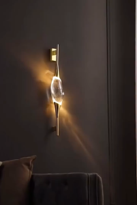 Đèn Tường TV Phòng Khách Sang Trọng Đèn Tường Pha Lê Bằng Đồng Lối Đi Khách Sạn