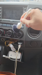 Cọ Chuyên Dụng Vệ Sinh Nội Thất Màn Hình Quạt Dàn Lạnh Xe Chất Liệu Sợi Mềm Mịn 22cm