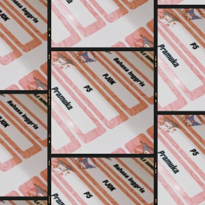 Stiker Nama Buat Buku Tulis