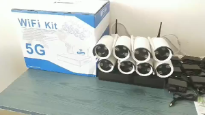 ชุดกล้องวงจรปิดไร้สาย 4 CH FHD 1080P CCTV WiFi/Wireless Kit 2.0 MP 2 ล้านพิกเซล รุ่น WT-XMCCTV4SET4 กล้อง IP Camera 4 ตัว พร้อมเครื่องบันทึก NVR / Day&Night / อินฟราเรด ดูออนไลน์ผ่านโทรศัพท์มือถือได้ทุกที่ทุกเวลา แถมฟรีอะแดปเตอร์