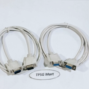 Cáp Link Com 9 (DB9): Cáp 2 đầu Com 9 Kim Đực (DB9M) / Cáp 2 đầu Com 9 Lổ Cái (DB9F) dài 1.45m