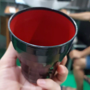 (6 PCS) Setengah Lusin Gelas Ramen Ulir Gelas Plastik Aesthetic Ramen Gelas Murah Aman BPA Food