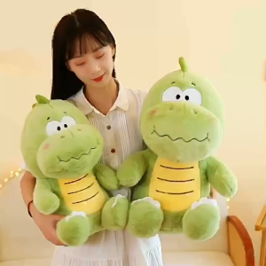 Thú Nhồi Bông Hình Khủng Long Xanh - DUDU Rồng Nhỏ Dễ Thương HADA