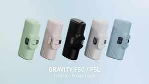 ADAM elements GRAVITY F5C | F5L USB-C Pocket Power Bank 5000mAh | Lightning or Type-C | small sized compact foldable