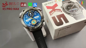 W&O X5PROMax Business Smart watch4 WearfitProAPP Bluetooth/Call/NFC/Sports/Fitness/Heart rate blood oxygen monitor