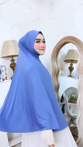 JUMROH dagu jersy premium - by KASUARI HIJAB - hijab instan Malaysia - best seller