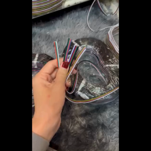 สายแพ สายไฟRGB ราคา 1 เมตร ขนาด 22 AWG 2 3 4 5 6 พิน พร้อมส่ง