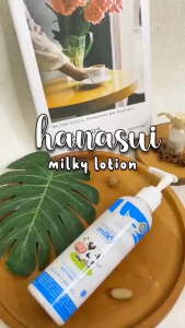 HANASUI Milky Hand Body Lotion | Lotion Tubuh 240ml | Moisturizing Brightening Kulit Lembut Nutrisi