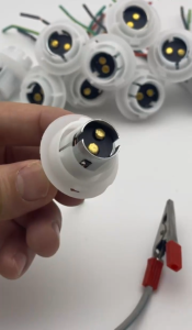 ขั้วหลอดไฟรถยนต์ 2จุด 1157 P21/5WN BAY15D ขั้วไฟท้าย ไฟเลี้ยว  ไฟเบรค เกรดอย่างดี มี1ชิน 6ชิน 12ชิน HUA