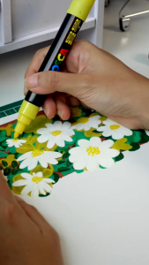 Uni ปากกามาร์คเกอร์ รุ่น Posca พอสก้า (แพ็ค 8 สี, 16 สี)