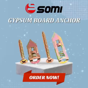 50PCS Screw Expansion Nails Hollow Wall Expansion Dowel Fixing Tools