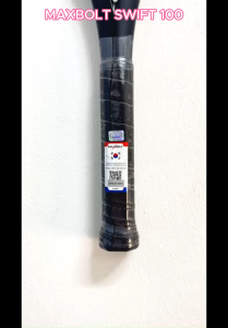 Maxbolt SWIFT All Black 100 Tennis Racket.