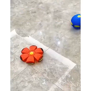 【LED】Đồ Chơi Bóng Ma Thuật Biến Dạng Tự Nảy Sáng Đèn Banh Ném Đĩa Bay Ufo Bật Lò Xo - Thể Thao Phối Hợp Nhiều Môn Cho Bé