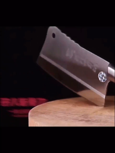 Bone Chopping knife with Steel Handle Chef Knife Pisau Tulang