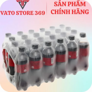 Nước ngọt có ga COCACOLA zero không đường chai 390ml