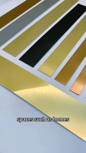 Lis Mirror Meteran 1.2cm 2cm 2.5cm 3cm Gold Silver: Menghias Langit-langit Anda