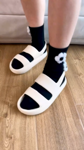 PROMO!!! Sepatu Sandal Wanita Slip On EVA Empuk Sendal Wanita Korea Lucu Kekinian Sandal Selop Wanita Karet