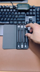 Bô 3 cáp 10cm Mophie travel cable kit 49904633 (C-L C-C A-L) [Nhập khẩu & Phân phối chính hãng bảo hành 2 năm]