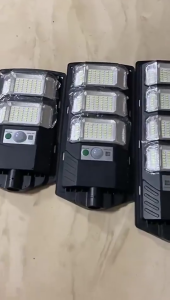 Lampu Jalan 600W tenaga surya LED lampu 1200W Outdoor Sensor Gerak Waterproof IP65