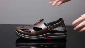 BOSINDO Sepatu Sandal Slip-On Pria & mules Sepatu Flip Flop Pria & Wanita Sepatu Casual Sepatu Sendal Selop Hiking olahraga jalan K46