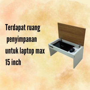 Meja Belajar / Meja laptop storage minimalis modern simpel serbaguna