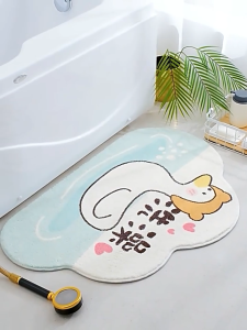 TOM alas kaki dapur kamar mandi ruang keset kaki rainbow lembut keset