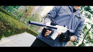 Water Gun Anak Elektrik M416: Senjata Air Berkecepatan Tinggi & Otomatis