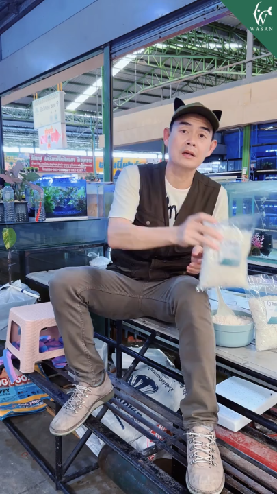 เกลือทะเลปรับสมดุลและฆ่าเชื้อโรคสำหรับบ่อปลา