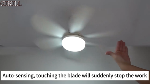 Y·S·S YaSheng Hot selling new fan ceiling light LED 30W ceiling fan light with remote control dimming function E27 variable frequency base in