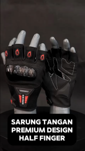 Sarung Tangan Motor PREMIUM DESIGN Half Finger