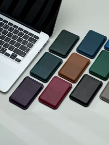 ELEVEN 2 Premium leather magnetic card holder case for iPhone 15 14 13 12 11 Pro Max with stand.