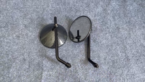 Cặp Gương Hậu Xe Motor Xe Máy Cacbon 10cm