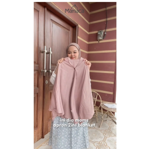 Mamaca Nursing Cover Premium - Apron Menyusui Bayi - Penutup Menyusui Bayi - Penutup Ibu Menyusui - Celemek Ibu Menyusui - Tutupan Saat Menyusui Bayi - Nursing Apron