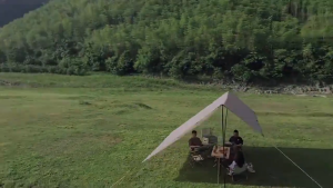 ทาร์ป k2 ผ้าใบบังแดด ผ้าใบ 3x3 3x4 3x6M เต้นท์แคมปิ้ง อุปกรณ์เดินป่าตั้งแคมป์ กันแดด กันฝน ฟรายชีท พร้อมเสา2ต้น ทาร์ป3X3 - Lazada