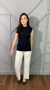 Gamis Inner Kutung Lekbong Tanpa Lengan Polos