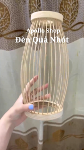 (Xưởng HCM) Đèn Mây Tre Thả Trần Quả Nhót Dùng Để Decor Spa Nhà Hàng Quán Ăn Cafe Homestay.