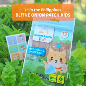 Blithe 6pcs onion patch kids patches contains turmeric ginger lavender essential oil anti virus and bacteria sticker adhesive