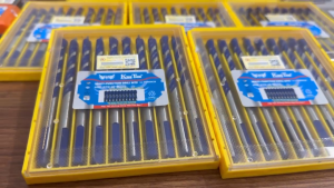 Mũi Khoan Đa Năng(2 cạnh) Size 12 li KingTom  - Hộp 5 Mũi  (Tường Kính Đá Gạch Men)