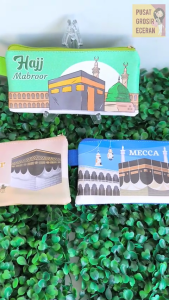 Dompet Panjang Seri Mekkah (JUAL PER 5PCS) Oleh-Oleh Souvenir Haji Umroh Dubai Arab Saudi Uni Emirat Arab Madinah Mecca Khalifah