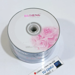 Đĩa CD trắng RISHENG (52X - 700MB - 80MIN)  / Lốc 50 đĩa CD-R