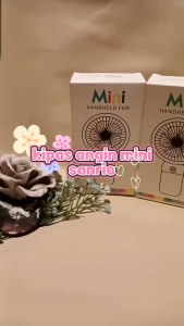 Kipas Angin Portable Mini Fan Karakter Kuromi Sanrio Cinnamoroll Hello Kitty Melody Tangan Genggam Fan Usb Rechargeable Karakter Cute & Sweet Fan Kuromi - Lazada