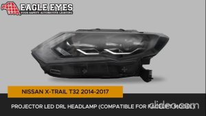 NISSAN X-TRAIL T32 2017-2019 PROJECTOR HI-LO BEAM LED DRL HEADLAMP COMPATIBLE FOR FACELIFT MODEL