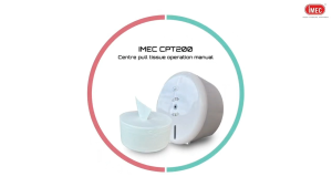 300-1314 IMEC CPT200 – CENTRE PULL TISSUE ROLL 2 ply (12 Roll/box)
