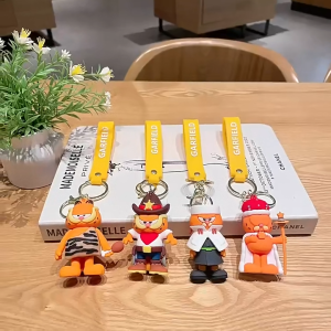 Gantungan Kunci Garfield Kucing Orange Ganci Motor Mobil Keychain LiontinTas Sekolah Anak Lucu Karakter Kucing Aksesoris