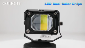 Đèn sương mù LED 12D 3" 100W 6000K 3000K 12000LM chuyên dụng cho xe máy/xe địa hình/xe tải/ô tô 12V 24V